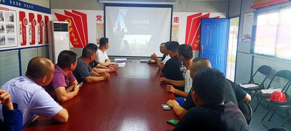 陕煤建设渭南分公司第一项目部多措并举筑牢安全生产防线