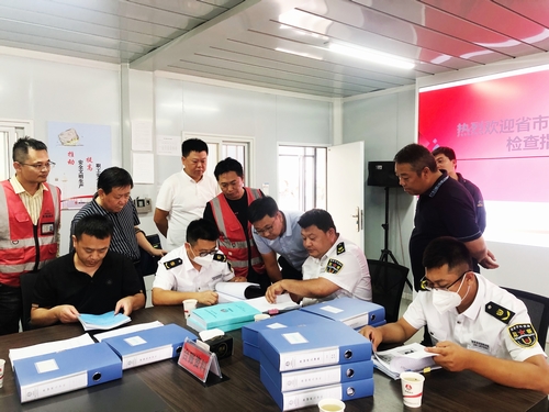 陕西省治欠办核查组莅临中共榆林市委党校(新校区)建设项目督导检查工作