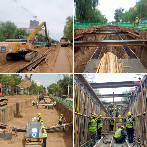 陕煤建设榆林市上郡路提升改造项目:双节假期“不打烊” 项目建设“再提速”