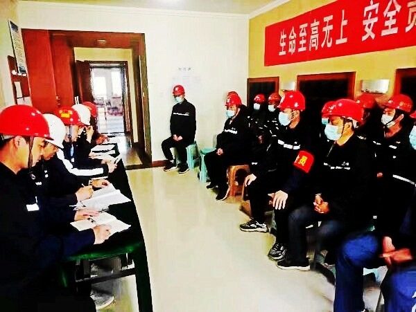 陕煤建设澄合分公司第一机电安装项目部做足做实功课 抓好冬季施工现场管理