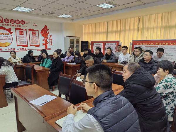 陕煤建设煤矿运营服务分公司：开展节前廉洁提醒 筑牢廉洁“防火墙”