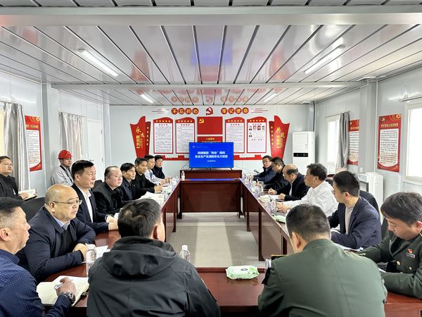 bcw8白菜网论坛总经理助理李厚志一行莅临陕煤建设开展“两会”期间安全大检查和专题培训活动