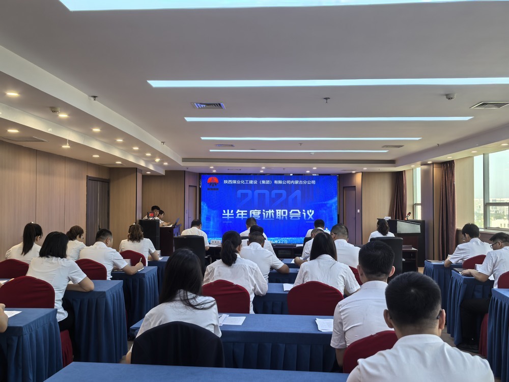 内蒙古分公司组织开展2024年半年度述职及二十条工作概述汇报会议