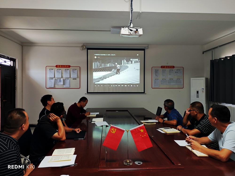 vsport体育渭南分公司第十二项目部多措并举筑牢安全生产“防火墙”