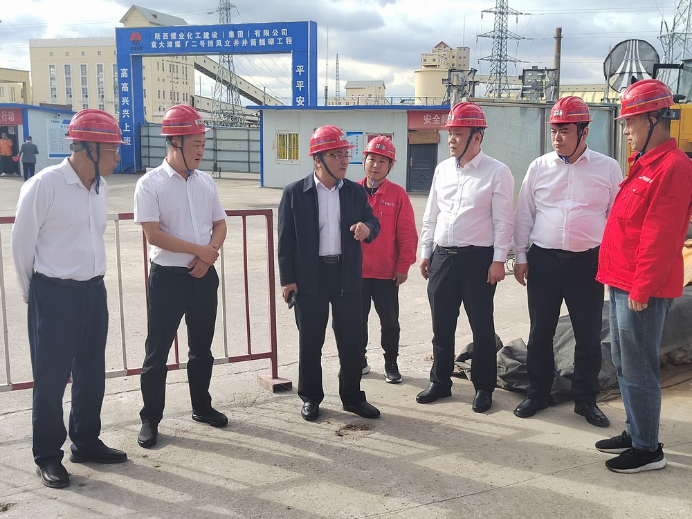 王明智深入陕北片区在建项目检查指导工作