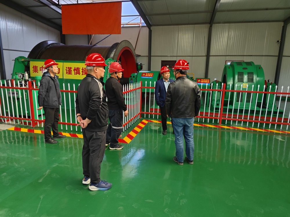 陕煤建设矿建三公司赴中煤四十九处核桃峪东翼风井项目部对标学习