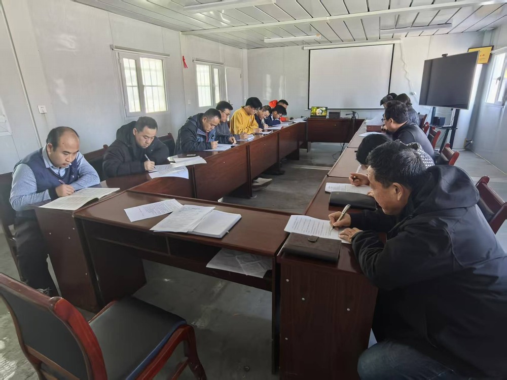 陕煤建设天工公司新疆第一项目部:“课”不容缓,筑牢复工安全防线