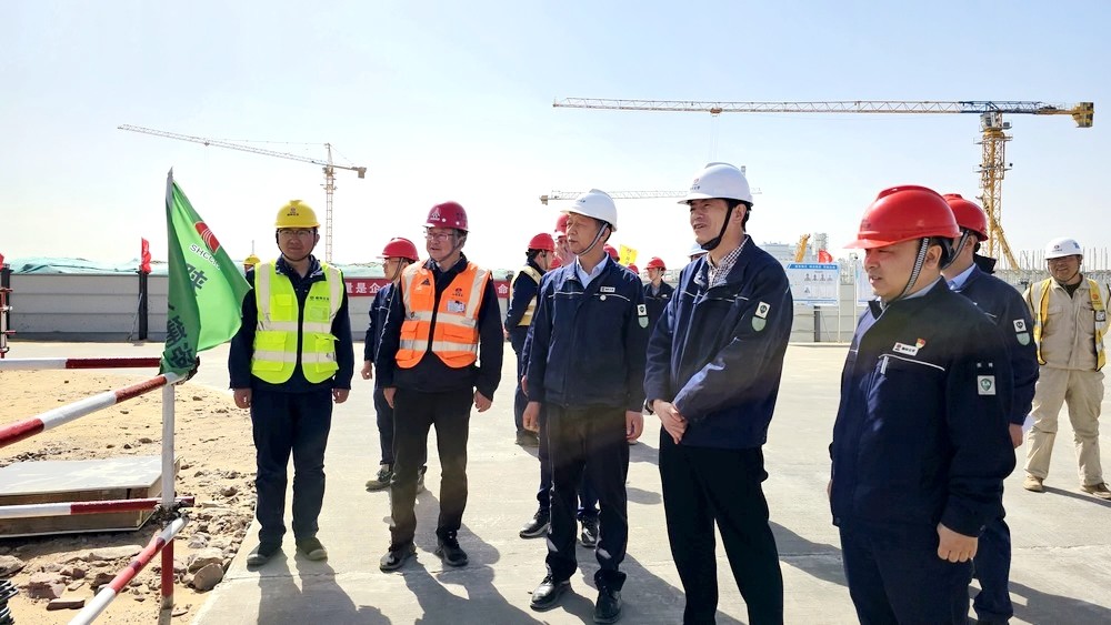 bcw8白菜网论坛榆林化学有限责任公司党委副书记、总经理段立波一行深入天工公司基层项目检查指导