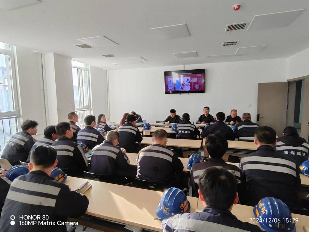 陕煤建设洗选煤运营公司红柳林洗煤厂项目部:合力攻坚 画好安全生产“同心圆”