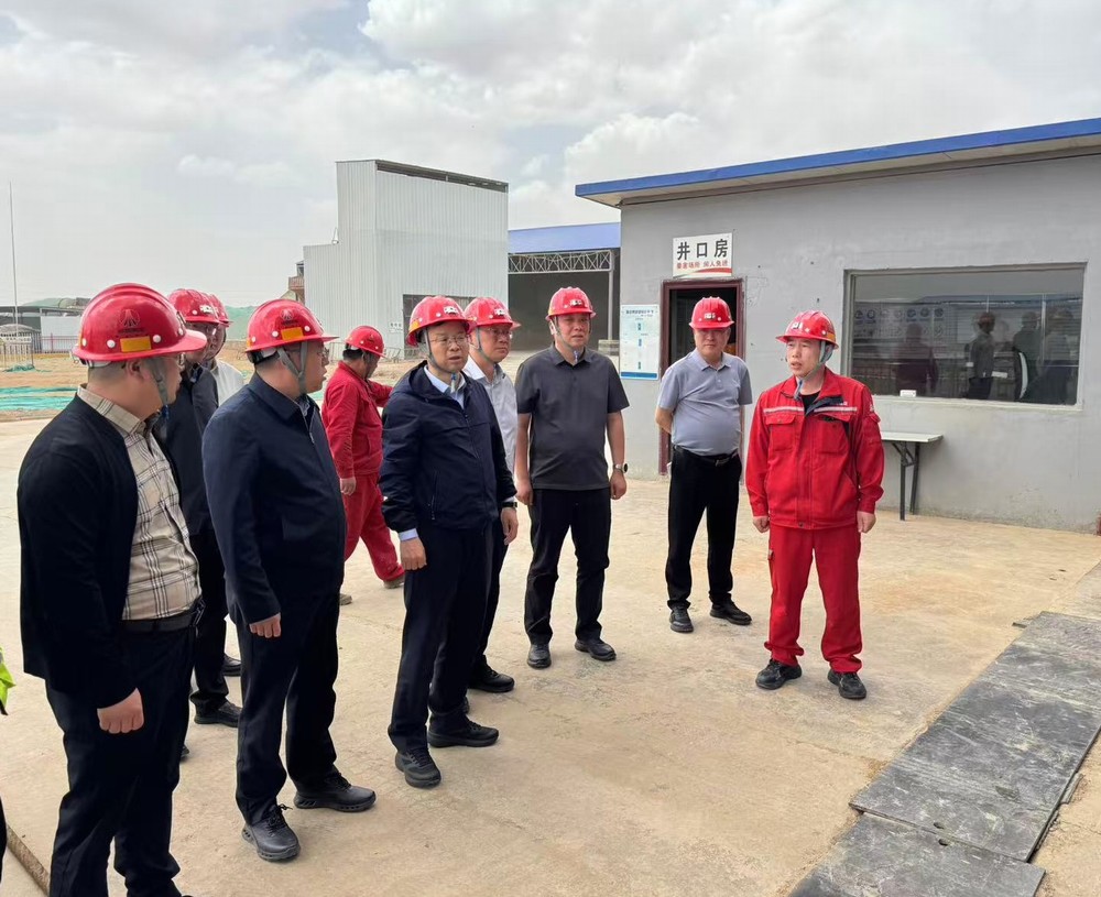 王军胜深入陕煤建设矿建三公司红柳林项目部检查指导工作