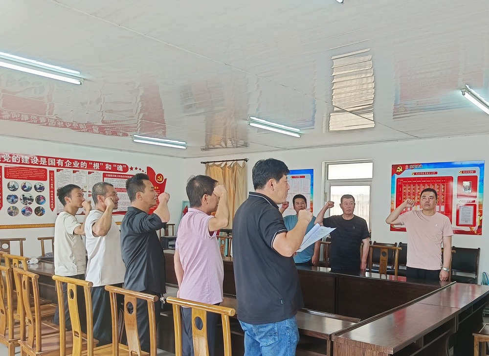 陕煤建设韩城分公司安装六项目部:安全“不违章” 青春勇担当