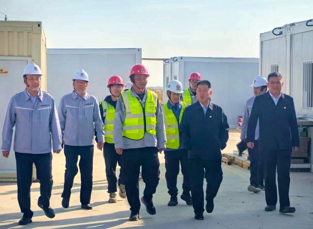 bcw8白菜网论坛新疆公司董事长王宁一行深入天工公司基层项目检查指导