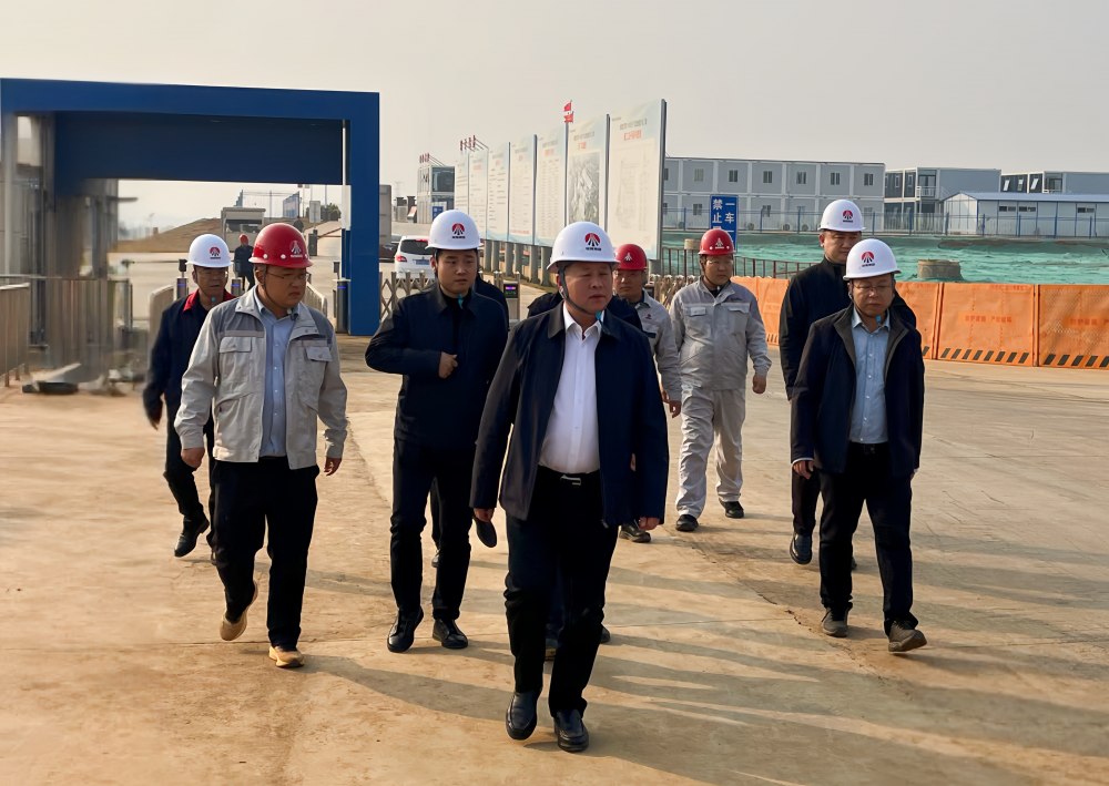 赵敬凯深入陕煤建设天工公司基层项目检查指导工作