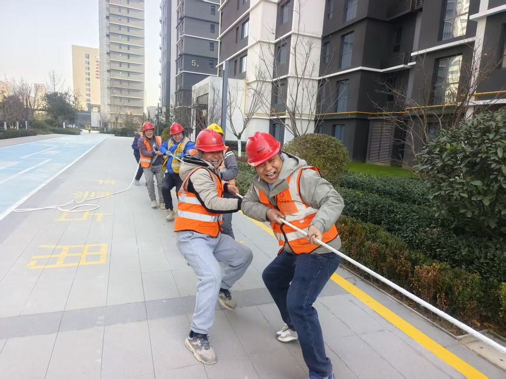 陕煤建设铜煤公司基层项目部：“迎元旦”趣味运动会点燃冬日施工激情